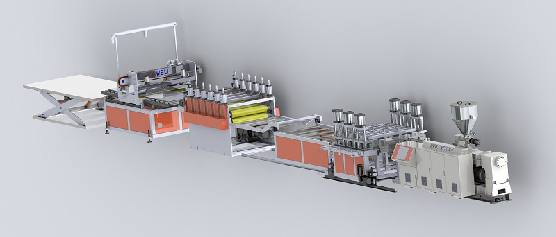 WPC地板挤出生产线